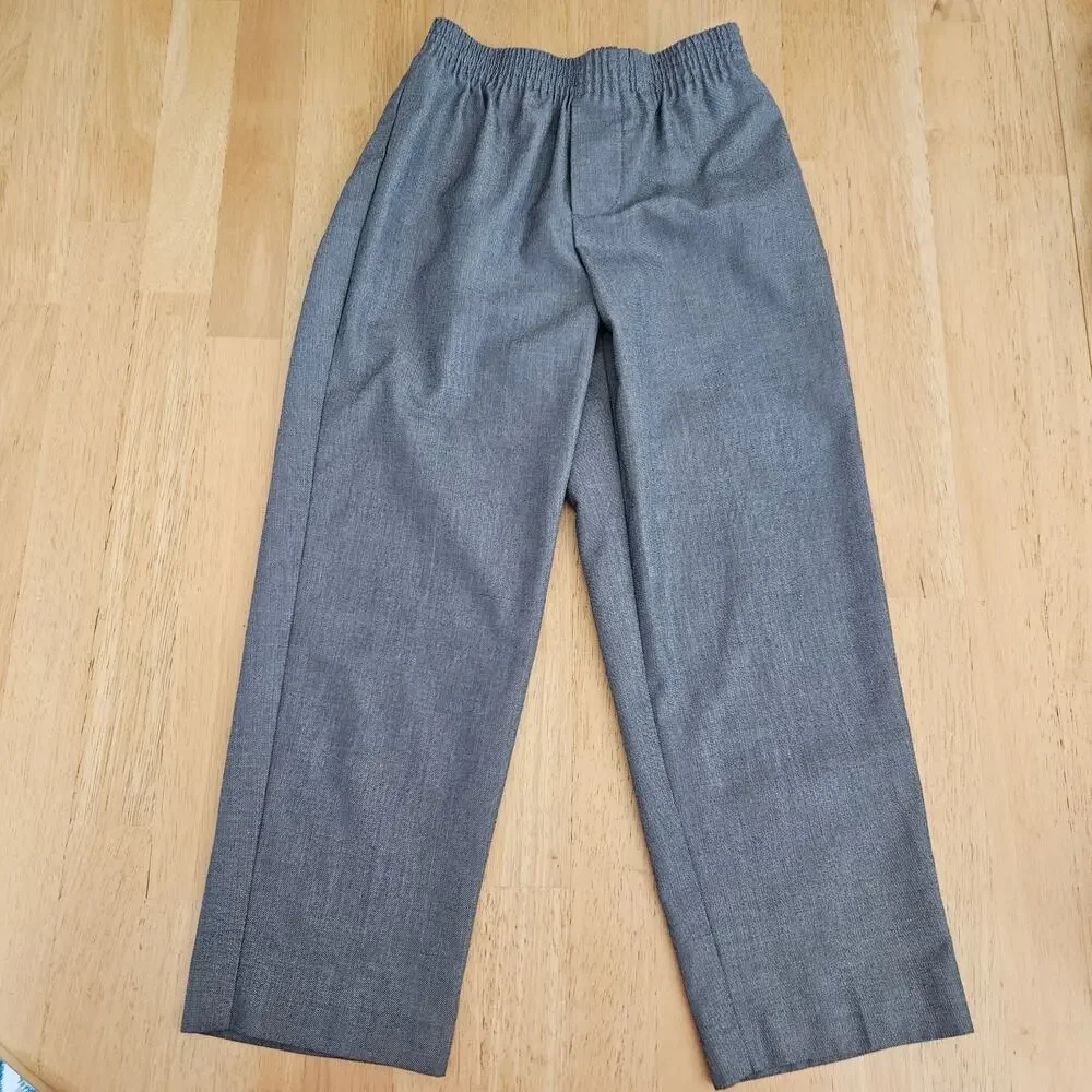 Nautica Boys Size 5 Three Piece Suit Set Gray/Blue EUC